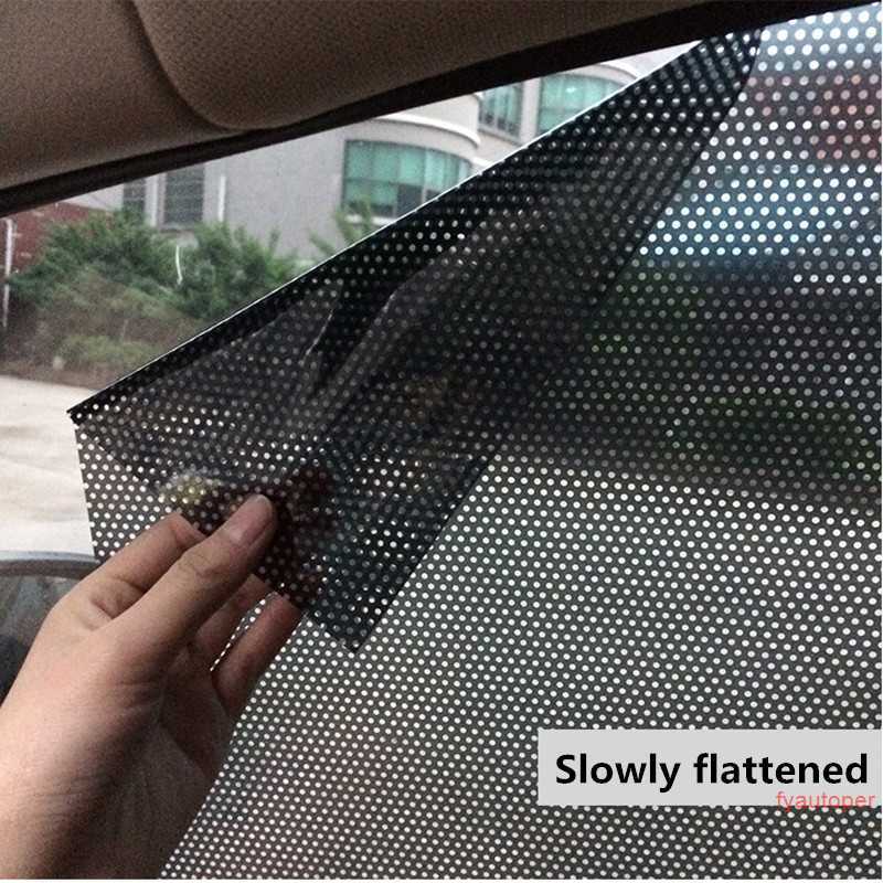 Car Static Sunshade Stickers Window Glass Sunscreen Curtain Insulation Curtain Car Sunroof Sun Shade Sun Block Film Anti-UV