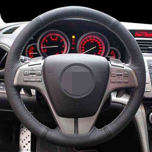 Auto -stuurbedekking voor comfortabeler Briving geschikt voor Mazda 3 Mazda 6 2009 J220808