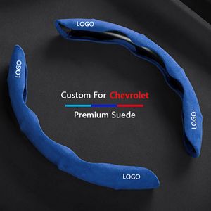 Auto Stuurhoes Suede Voor Chevrolet Malibu Cruze Lacetti Aveo Niva Captiva T300 Camaro Antislip Auto Styling auto-onderdelen