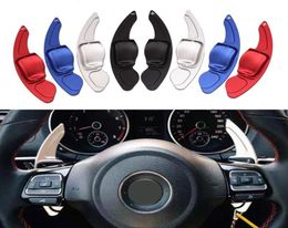 Auto -stuurwiel Paddle verleng DSG Direct Shift Gear Paddle Extension voor VW Tiguan Golf 6 MK5 MK6 Jetta GTI R20 R36 Blue Red6765737