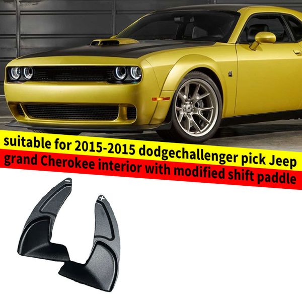 Decoración de paleta roja para volante de coche adecuada para Dodge Challenger 2015, 2016, 2018, 2020