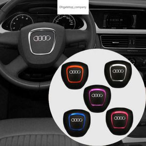 Car Steering Wheel Ring Sticker Frame Metal Cover Interior Decor Auto Accessories For Audi A3 8P S3 A4 B6 B7 B8 A5 A6 C6 Q5 Q7