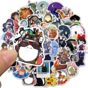 Auto sticker 10 50 100 stuks Anime Stickers Totoro Spirited Away Princess Mononoke Ghibli Hayao Miyazaki Esthetische Student Briefpapier 251J