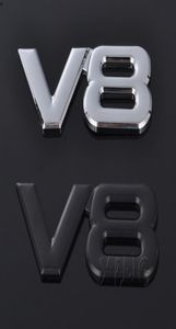 Autocollant automobile Auto Badge Emblem Decal pour V8 Logo BMW Ford Nissan Honda Moteur Emblem Styling Accessories 1311791