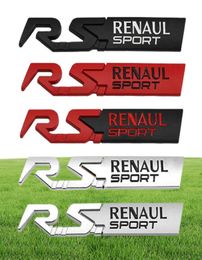 Autosticker Emblem Decal voor Renault RS Sport Clio Scenic Laguna Logan Megane Koleos Sandero Samero Vel Satis Arkana Talisman4406286