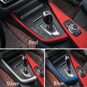 Auto Sticker voor BMW 3 4 Serie 3GT F30 F31 F32 F34 F36 316 320 Accessoires Controle Gear Shift Panel Decoratieve Strip Cover Trim Styling