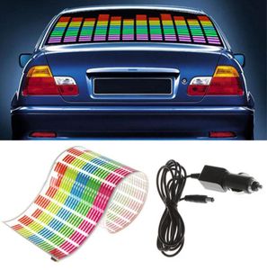 Pegatina para coche, lámpara de destello de luz LED con ritmo musical, ecualizador activado por sonido, accesorios de luz para coche, estilo 5388006
