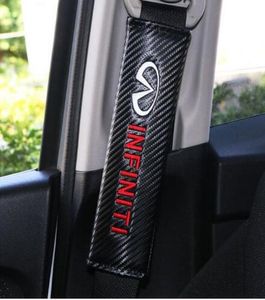 Étui autocollant pour ceinture de sécurité, housse d'épaule pour Infiniti Q50 Q50L QX60, accessoires de voiture, style 8615087