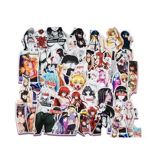 Autocollants De Voiture 100 Pcs Sexy Autocollant Hentai Pinup Bunny Girl Waifu Decal Valise Ordinateur Portable Camion Étanche Drop Delivery Mobiles Motorcyc Dhtam