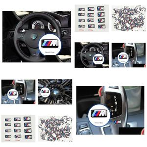 Auto Stickers 100 Stuks Tec Sport Wiel Badge 3D Embleem Sticker Decals Logo Voor M Serie M1 M3 M5 M6 X1 X3 X5 X6 E34 E36 E6 Auto Styling St Dhfib