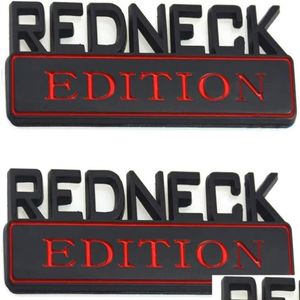 Autostickers 2-pack Redneck Edition exterieur embleem auto vrachtwagen boot sticker logo vervanging voor F-150 F250 F350 Sierado Ram 1500 zwart Re Dhc1M