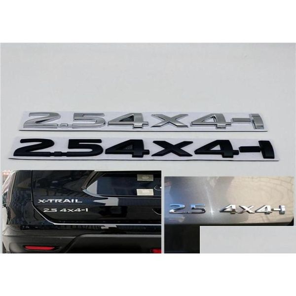 Autocollants de voiture 25 4X4I Autocollant de voiture Badge Tailgate Decal Emblème en métal pour Nissan Xtrail Tiida Altima Qashqai Leaf Juke Note T32 T31 Muran Dhvqw