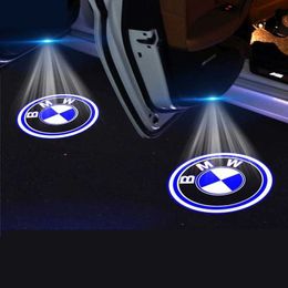Auto -stickers 2 stks LED Welcome Light Car Deur Projectorlampen Accessoires voor BMW E90 E91 E92 E93 E60 E61 F10 F07 E63 E64 F12 F13 G30 T240513