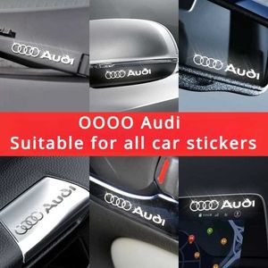 Autocollants de voiture 5 / 10pcs Car 3D Stickers PVC Étiquetage stéréo Étiquetage décoré Badge d'autocat Emblem Obligations pour Audi A3 A4 B8 8P B9 8V A5 A6 A7 A8 Q3 Q5 Q7 T240513