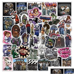 Autocollants de voiture 50Pcs / Lot Homies Hiphop Figure Graffiti Enfants Jouet Skateboard Téléphone Ordinateur Portable Lage Autocollant Stickers Drop Delivery Mobiles Moto Dhvul