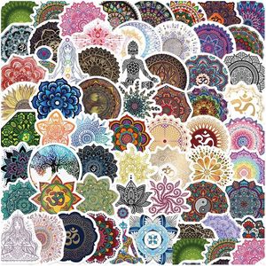 Autostickers 60 stuks Mandala Bloem Sticker Boeddhisme Yoga Iti Voor Diy Lage Laptop Skateboard Motor Fiets Drop Delivery Mobiles Dhgak