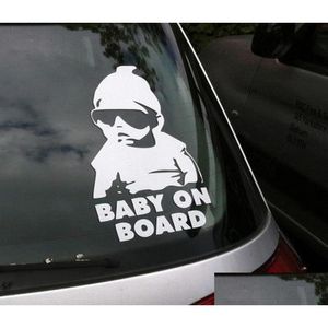 Autostickers Baby On Board Safty Sticker Sticker Waterdicht Nacht Reflecterende Muur Ers2835979 Drop Delivery Auto's Motoren Exter Otzfe