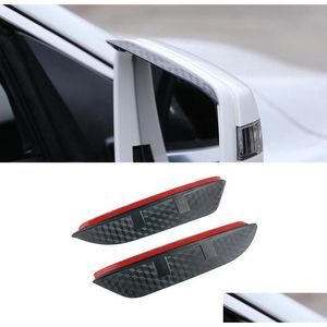 Pegatinas de coche para Benz Ml W166 Gle W167 2012-2021 2 unids espejo retrovisor lateral lluvia ceja visera parasol guardia entrega entrega automóviles Otl9K