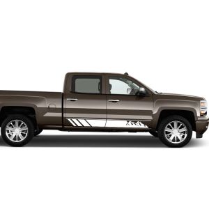 Autocollants de voiture pour Chevrolet Colorado Silverado Parice de porte Stripes latéral Sécrothes Graphiques en vinyle COUVERTURE COUVERTURE ACCESSOIRES AUTO AUTO