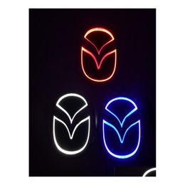 Autocollants de voiture pour Mazda 2 3 6 8 Cx7 5D Standard Badge Logo Lampe Spécial Modifié Led Lumière 10Cm8Cm120Cm955C4215179 Drop Delivery Mobi Otjay