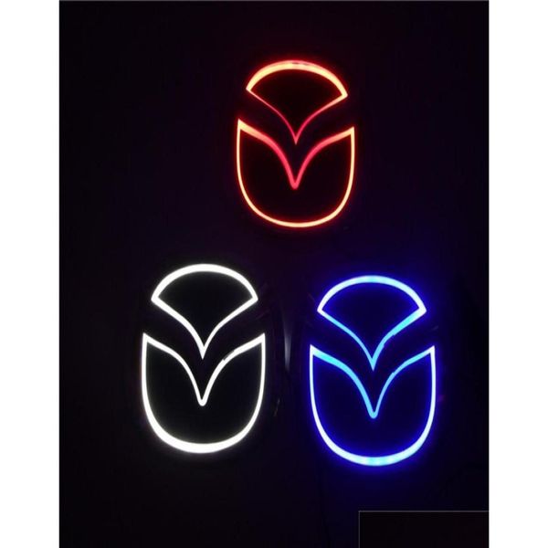 Autocollants de voiture pour Mazda 2 3 6 8 Cx7 5D, Badge Standard, lampe avec Logo, lumière Led spéciale modifiée, livraison directe Mobi Dh9P1