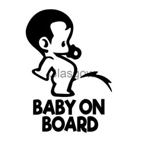 Auto Stickers Grappige Cartoon Baby aan Boord Populaire Auto Sticker PVC Nieuw Ontwerp Mode Koele Stijl Waterdichte Auto Accessoires Decal Decor x0705