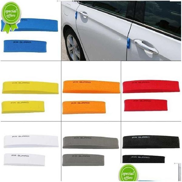 Autocollants de voiture Nouveau 1pcs Bandes de pare-chocs de porte de voiture Gardes de bord Eva Mousse Bande anti-collision Protecteur Anti-rayures Autocollant Accessoire Dhivz