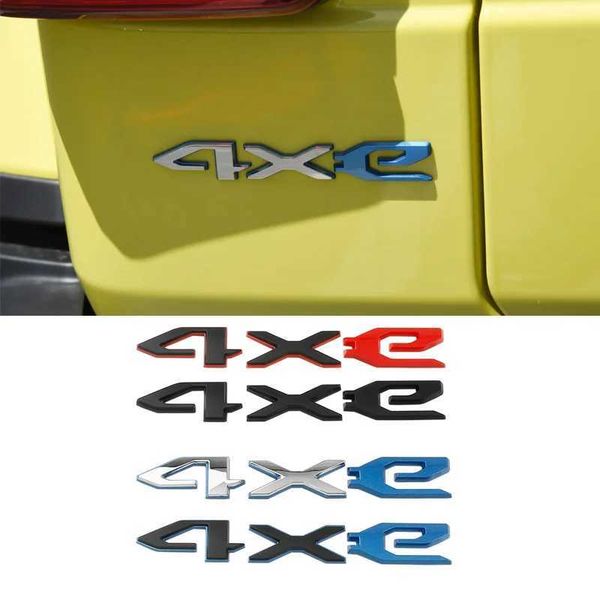 Autocollants de voiture Nouveaux ABS 4XE LETTRE DE TRUNT CARUNT EMBLEBLE BADGE DÉCALAGE AUTOCHER POUR JEEP MANDE WRANGLER JL Grand Grand Cherokee Renegade Accessoires T240513