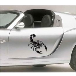 Auto Stickers Schorpioen Decals Kap Krassen Cover Voor Achter Bumper Kras Marks Films241I