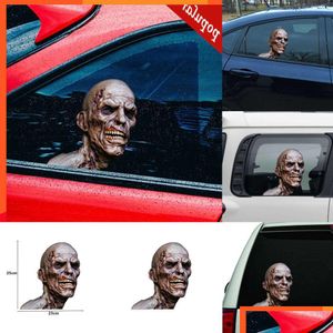 Autostickers Upgrade Festival 3D Sticker Zombie Vinyl Decal Dood Halloween Pack Laptop Drop Delivery Mobielen Motoren Exterieur A Dhkry