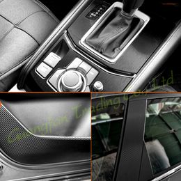 Voiture-style 3D/5D fibre de carbone voiture intérieur Center Console changement de couleur moulage autocollant décalcomanies pour Mazda CX-5 2017-2021