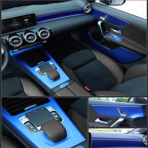 Car-Styling 3D 5D Carbon Fiber Car Interior Center Console Color Change Molding Sticker Calcomanías para mercedes-benz A Class 2019