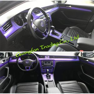 Auto-styling 3D 5D Koolstofvezel Auto Interieur Center Console Kleur Wijzig Molding Sticker Decals voor VW PASSAT B8 2017-2019