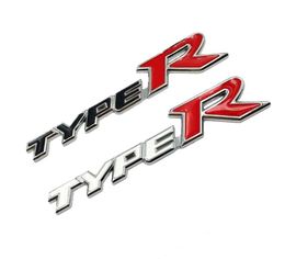 Estilo de coche 3D aleación de Metal Tipo R Typer pegatina para Honda CIVIC City CR-V XR-V HR-V Accord FIT Jazz Stream Crider Greiz Spirior