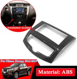 Car Styling ABS Chrome pour Nissan NP300 NAVARA D23 20172019 CAR à l'intérieur du cadre de navigation Sequins Couverture de décoration ACCESSOIRES AUTO1740123