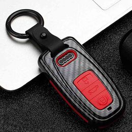 Auto Styling Accessoires A6 RS4 S5 A3 Q3 Q5 S3 A4 Q7 A5 TT 2018 Key Bag Cover ABS Decoratie Bescherming Sleutelhanger voor de auto