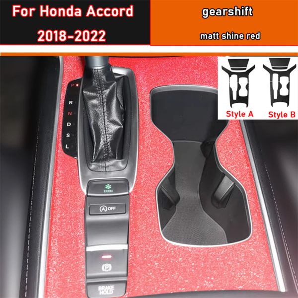 Autocollants décoratifs pour panneau d'engrenage Automobile, accessoires de style de voiture, pour Honda Accord 2018 – 2022