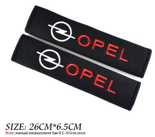 Autocollants de voiture pour étui de ceinture de sécurité, 2 pièces, pour Opel Astra Antara Meriva H G Corsa Insignia, Badge autocollant, accessoires de style automobile