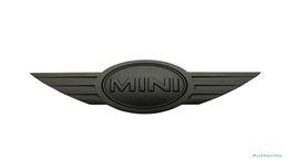 Autocollants métalliques 3D en fibre de carbone, Badge d'emblème pour Mini Cooper One S R50 R53 R56 R607450346