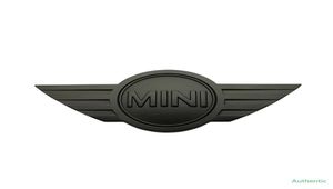 Estilo de coche de fibra de carbono pegatinas de Metal 3D insignia emblema para Mini Cooper One S R50 R53 R56 R607450346