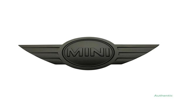 Estilo de coche de fibra de carbono pegatinas de Metal 3D insignia emblema para Mini Cooper One S R50 R53 R56 R607450346