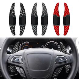 Auto-styling koolstofvezel ABS stuurwielverschuiving Paddle voor Lincoln MKC MKS MKX MKZ 10-20 ROOD/GEMANDERD/BLACK SHIFTER-extender