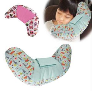 Car-styling Children Neck Headrest Car Seat Belt Shoulder Pads Removable Child Car Sleep Pillow Safety Belt Cushion Head Support