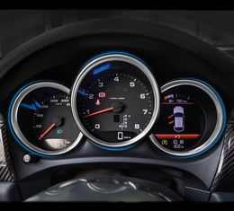 Auto styling dashboard decoratieve licht strip cover frame trim sticker voor Porsche Macan Cayman Boxster Panamera Cayenne Auto Acces2280809