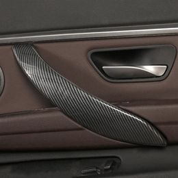 Estilo de coche manija de puerta marco decoración cubierta embellecedora 4 Uds para BMW 3 4 Series 3GT F30 F32 F34 2013-2019 ABS accesorios interiores 336h