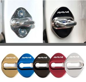 La serrure de porte de style de voiture couvre l'autocollant automatique pour l'autocollant d'accessoires de voiture de protection et de décoration de Toyota RAV4