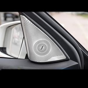 Voiture style porte haut-parleur haut-parleur couverture garniture autocollant accessoires pour Mercedes Benz classe C W204 C180 C200 2008-2014306I