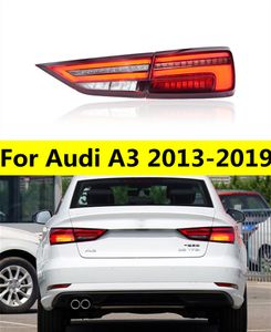 Auto-styling voor Audi A3 Tail Light 20 13-20 19 S3 LED Tail Lamp DRL Signaal Brake Reverse Auto Accessoires