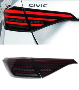 Estilo de coche para Honda 11. ª generación Civic 20 22, montaje de luz trasera, guía de luz LED, luces de circulación, luces de señal de giro traseras