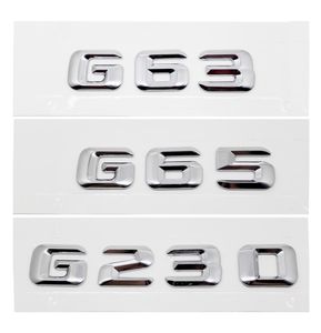 Auto -styling voor Mercedes Benz G Class achterste rompsticker nummer Letter staart embleem sticker G230 G63 G65 G300 G350 G500 G550 W2041775429